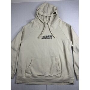 Authentic TAYLOR SWIFT 2023 The Eras Tour Beige Cream Hoodie Size: XL